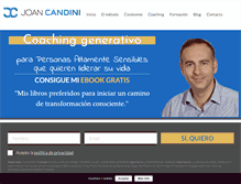 Tablet Screenshot of joancandini.com